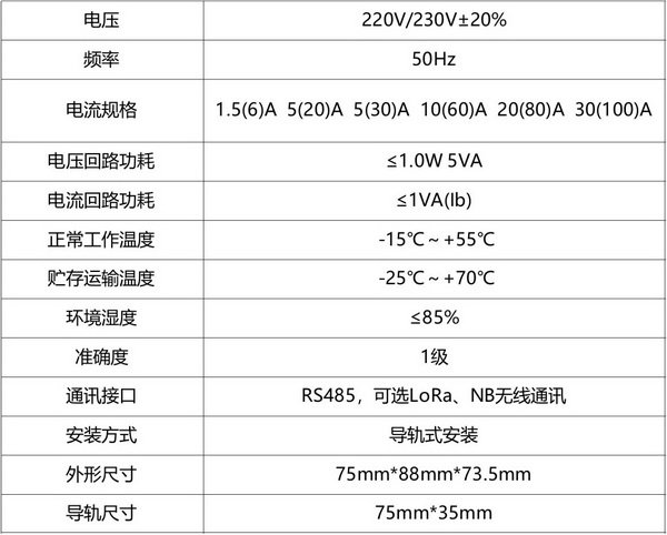單相電子式電能表1